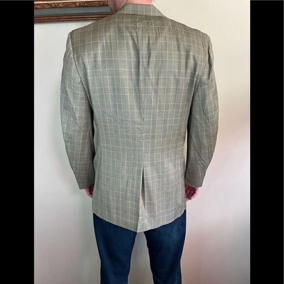 Brooks Brothers Men’s Vintage Plaid Two Button Sports Coat (Size: 38 Reg) - Picture 6 of 15